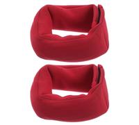 CORHAD 2pcs Adjustable Ankle Wrist Weights for Men Women Wearable Sandbag Bands with Stable Construction Lightweight Portable Resistance for Strength Training Running Pilates Home Gym