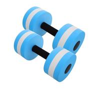 CORHAD 2PCS Aquatic Dumbbells Foam Water Weights for Pool Resistance Training Lightweight Arm Gear for Water Aerobics Strength and Endurance Portable Fitness Barbells for Swimming