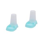 CORHAD 2pcs Automatic Pet Feeder for Cats and Dogs Sky Easy to Clean Removable Design for Busy Pet Owners Reduces Dust Contamination and Safe Material