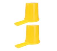 CORHAD 2pcs Bee Water Feeder Beehive Entrance Feeder Plastic Yellow Beehive Watering Station Safe for Bees, Efficient Feeding for Beekeeping Supplies