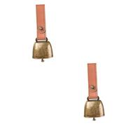 CORHAD 2pcs Bell for Pet Training Decorative Multipurpose Jingle Bell for Dogs Cattle and Sheep Loud Sound Easy to Install Chic Design for Crafts and Animal Use
