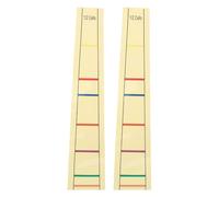 CORHAD 2pcs Cello Scale Position Stickers: Removable Fingerboard Learning Decals Student Intonation Markers Guides for 1/2 Cello Playing
