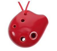 CORHAD 2pcs Ceramic Ocarina Alto c Straw Fired Tones Mini for Beginners Random Color