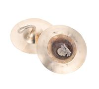 CORHAD 2pcs Chic Finger Cymbals for Boy Girl Music Play Durable Percussion Instrument for Parent-boy Girl Interaction at Dance Parties