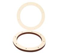 CORHAD 2Pcs Chic Wood Crafts Wreath Frames Diy Wreath Hoops for Floral Arrangements Home Decor and Seasonal Crafts Practical Wreath Making Rings for Creative Projects