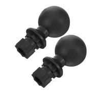 CORHAD 2pcs Compact Kayak Fishing Rod Holder Mount Ball Connector Plastic Accessory for Canoe and Inflatable Boats, Portable River Rod Holder Connector for Anglers