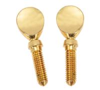 CORHAD 2Pcs Copper Flute Head Screws Replacement Music Instrument Parts Pipe Fittings Accessories for Flute Players Easy to Install