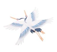 CORHAD 2Pcs Crane Shape Embroidered Fabric Patches for Clothing Sew on Decorative Repairing Accessories Polyester National Style for Clothes Shop
