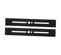 CORHAD 2PCS Dual Mount Extension Bar for Camera Flash and Microphone Adjustable Mount Bracket with Screw Flashlight and Mic Holder for Tripod Hot Shoe Expansion