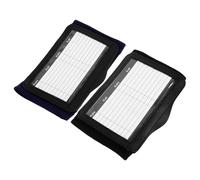 CORHAD 2pcs Football Play Wristband Tackle Football Playbook Wristband Polyester Comfortable Secure Hook and Loop Closure Assorted Color for Basketball and Flag Coaching Accessories