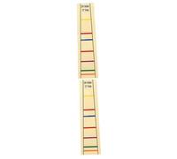 CORHAD 2pcs Fret Finger Position Sticker Easy Remove Label for Instruments Light Yellow Fret Markers for Beginner Practicing and Learning