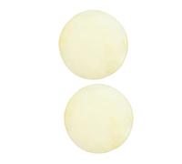 CORHAD 2pcs Goatskin African Drum Covers Replacement Drum Heads Leather Surface Impact-resistant Tambourine Skin for Percussion Instruments