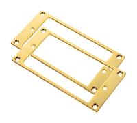 CORHAD 2pcs Guitar Pickups Frames for Squire Guitars Easy Install Brass Material Protective Cover for