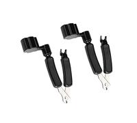 CORHAD 2pcs Guitar String Winder Tool Compact String Cut Pliers and Winder for Easy Guitar Maintenance Black for Electric Acoustic and Bass