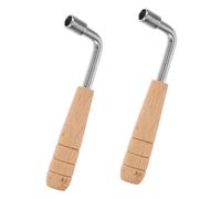 CORHAD 2pcs Harp Tuning Wrench Tuning Tool for Lyre Harp Precise Hexagonal Design for Stringed Instruments