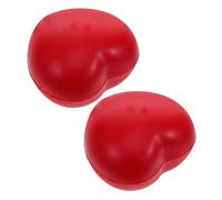 CORHAD 2pcs Heart Shaped Hand Exercise Balls for Therapy Portable Gripping Balls for Finger Wrist Palm Strength Training Lightweight Hand Strengthener for Rehabilitation Stress Relief
