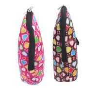 CORHAD 2pcs Insulated Baby Bottle Bags Thermal Milk Bottle Pouch for Infant Feeding Handle Portable Storage Bag for Stroller and Travel