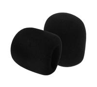 CORHAD 2pcs Large Sponge Cover for Microphone Thickened Washable Mic Covers Sponge for Ktv and Household Use Handheld Mic Windscreen Protector
