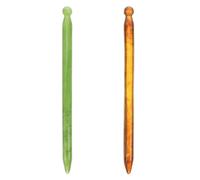 CORHAD 2pcs Manual Acupuncture Pens Trigger Point Massage Tool for Deep Tissue Massage and Foot Reflexology Resin Acupressure Bars Suitable for Home and Traveling Use