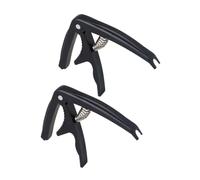 CORHAD 2pcs Metal Abs Capo for Electric Guitar and Guitar Tension Adjustable Quick to Change Capo for Country Music and Traditional Songs