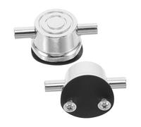 CORHAD 2pcs Metal Drum Lugs Double End Design Snare Tom Bass Drum Accessories Easy Installation Compatible for Enhanced Sound Performance