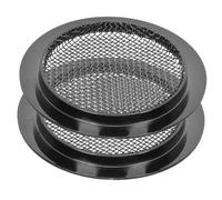 CORHAD 2pcs Metal Sound Hole Cover Grille Resonator Screen for Dobro Guitar Black Protects Guitar Soundhole during Performance