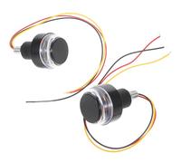 CORHAD 2pcs Motorcycle LED Turn Signals Dual Colour Indicator Lights