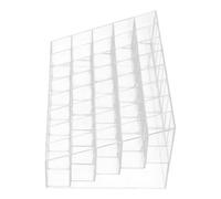 CORHAD 2pcs Multi-grid Lipstick Organizer with 40 Slots, Delicate White Ps Lipstick Holder, Space Saving and Easy to Use Cosmetic Display Rack for Vanity or Dressing Table