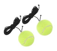 CORHAD 2pcs Multifunctional Tennis Balls for Dogs Interactive Fetch Toy for Pets Beginners for Training and Strengthening Bond Your Pet
