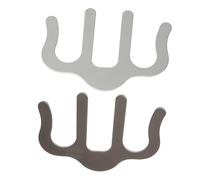 CORHAD 2pcs Music Note Clips Metal Music Book Holders Page Clips for Piano Scores Firm Grip Paper Holders and Students Black White Random Color