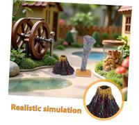 CORHAD 2Pcs Natural Disaster Science Kit Volcano Eruption and Tornado Sand Table Models Interactive Stem Learning for Home School Educational Use