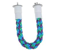 CORHAD 2pcs Parrot Swing Talking Toy Bird Cage Rope Perch Budgie Toys for Caged Birds