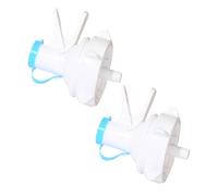 CORHAD 2pcs Plastic Water Dispenser Valves Replacement for Drinking Water Buckets and Bottles, Reusable Cooler Faucet Taps with Fast Dispensing Function, for Kitchen and Camping Use