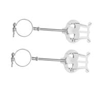 CORHAD 2pcs Portable Clarinet Music Score Stand with Strong Clamp Compact Trumpet Music Holder for Marching Band Lightweight Sheet Clip Accessory for Oboe and Wind Instruments