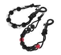 CORHAD 2pcs Portable Golf Score Counter Wristband Plastic Nylon Golf Stroke Scoring Beads Convenient Accessories for Accurate Score Tracking