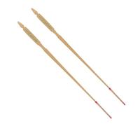 CORHAD 2pcs Professional Chinese Yangqin Sticks Mallets for Yangqin Musical Instrument Wood Handle Green Bamboo Pattern for Chinese Orchestra Performance and Practice