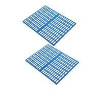CORHAD 2pcs Rabbit Feet Pad Plastic Cage Resting Mat for Small Animals Bunny and Guinea Pig Cage Flooring Soft Foot Resting Pads Snap Joint for Hamster Chinchilla Ferret