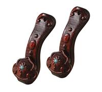 CORHAD 2pcs Sandalwood Ruyi Pendant Keyring Charms DIY Bag Hanging Decorations Multipurpose Accessories for Custom Keychains and Craft Projects