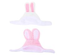CORHAD 2pcs Small Medium Pet Dog Cat Hat Lightweight Breathable Decorative Headgear for Parties Birthdays Family Portraits