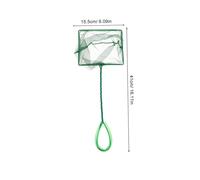 CORHAD 2pcs Square Small Fish Tank Net Heavy-duty Aquarium Landing Nets for Efficient Ornamental Fish Catching and Easy Debris Cleaning User-friendly Handheld Design for Quick Aquarium