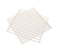 CORHAD 2Pcs Stainless Steel Mesh Grid Craft Ruler for Precise Drill Alignment, DIY Rhinestone Painting Straight Line Craft Tool with 1-Row and 2-Row Dot Scale, Suitable for Rhinestone