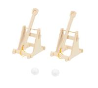 CORHAD 2pcs Stem Catapult Model Kit for Wooden DIY Science Building for Learning Educational Technology Project for S Science and Design Courses