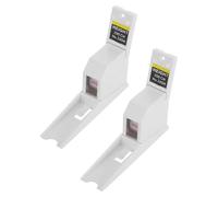 CORHAD 2pcs Telescopic Height Gauge Height Measurement Growth Tape for Stature Meter White