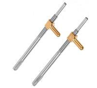CORHAD 2pcs Violin Bow Frog Screws Easy to Install Violin Accessories for Repair and Replacement Parts and Fittings Random Style