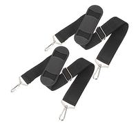 CORHAD 2pcs Violin Cases Adjustable Length Straps with Thick Padded Shoulder for Comfortable Carrying, Made of Sturdy Canvas and Metal, for Outdoor Performance and Easy to Clean