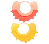 CORHAD 2pcs Waterproof Baby Shampoo Cap, Adjustable Shower Hat for Children, Toddler Hair Washing Shield, Lightweight Bath Hat for Protecting Ears and Eyes
