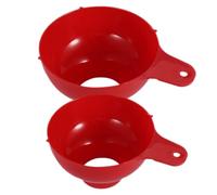 CORHAD 2Pcs Wide Mouth Plastic Funnels for Kitchen Use Jam and Liquid Transferring Funnels for Bottles and Mason Jars