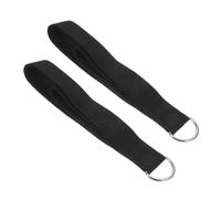 CORHAD 2pcs Yoga Straps with Buckle for Stretching and Resistance Training Elastic Double Bands for Flexibility Muscle Strength and Exercises at Home Gym