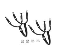 CORHAD 2Sets Adjustable Pom Hockey Helmet Chin Strap Replacement Kit for Ice Hockey Football Construction Hard Hats Safety Chin Band Repair Parts