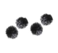 CORHAD 2sets Microphone Pop Filter Mask Shield Microphone Wind Screen Clip-on Covers for Recording Singing and Public Speaking 2pcs*2